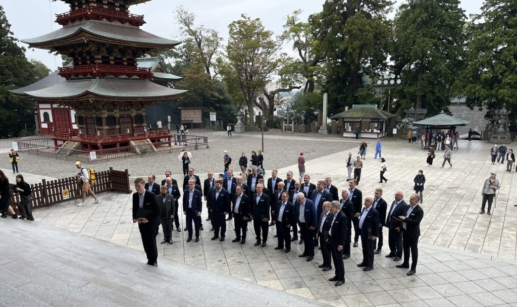 A musical tribute at Naritasan. The Finnish choir gathers at the historic Buddhist temple in Narita.